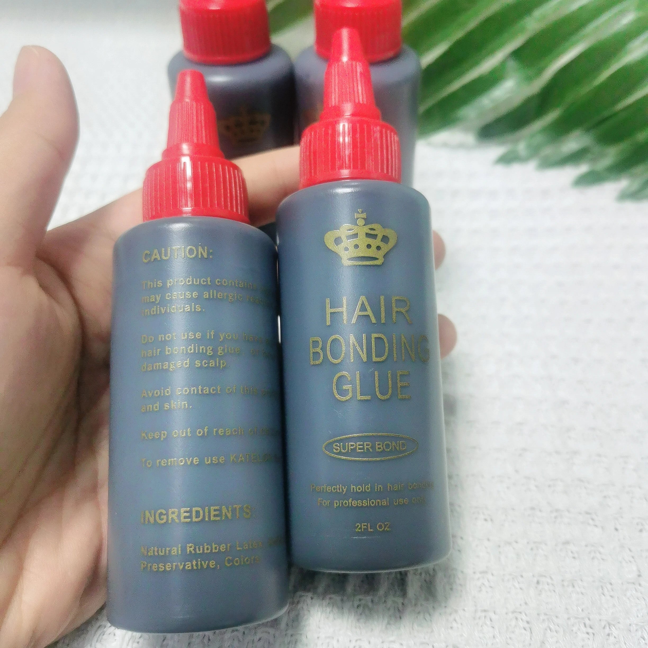 1 Oz/2 Oz/4 Oz 30ml/60 ml/118ml Black Hair Weft Bonding Glue Hair Weave bond