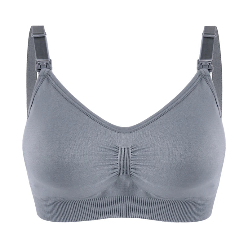 Soutien-gorge d'allaitement grande taille de haute qualité, respirant, sans coutures, push-up, idéal pour les femmes allaitantes.