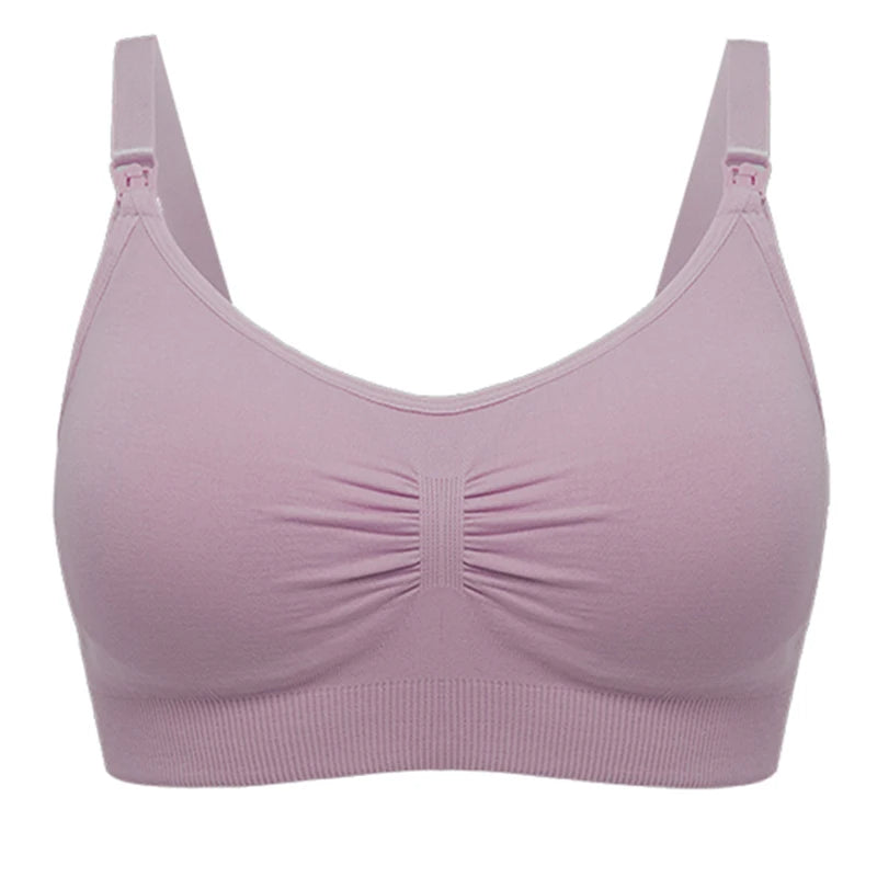 Soutien-gorge d'allaitement grande taille de haute qualité, respirant, sans coutures, push-up, idéal pour les femmes allaitantes.