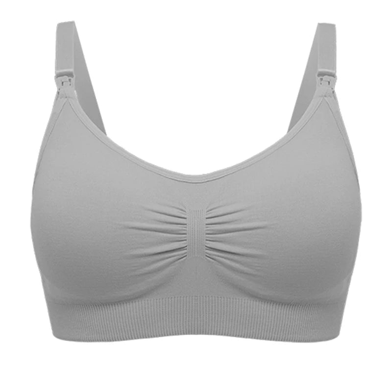 Soutien-gorge d'allaitement grande taille de haute qualité, respirant, sans coutures, push-up, idéal pour les femmes allaitantes.