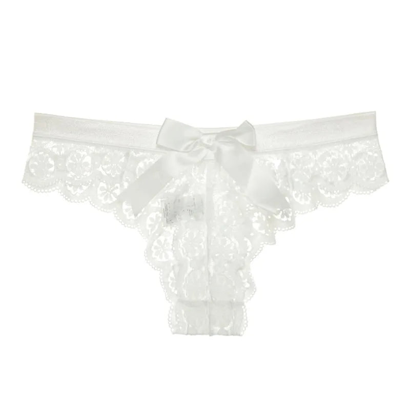 Découvrez la lingerie féminine incroyable : string en dentelle, culotte sexy en forme de T, culotte transparente style japonais.