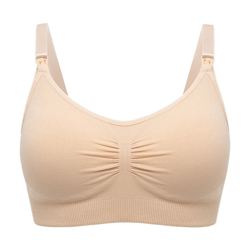 Soutien-gorge d'allaitement grande taille de haute qualité, respirant, sans coutures, push-up, idéal pour les femmes allaitantes.