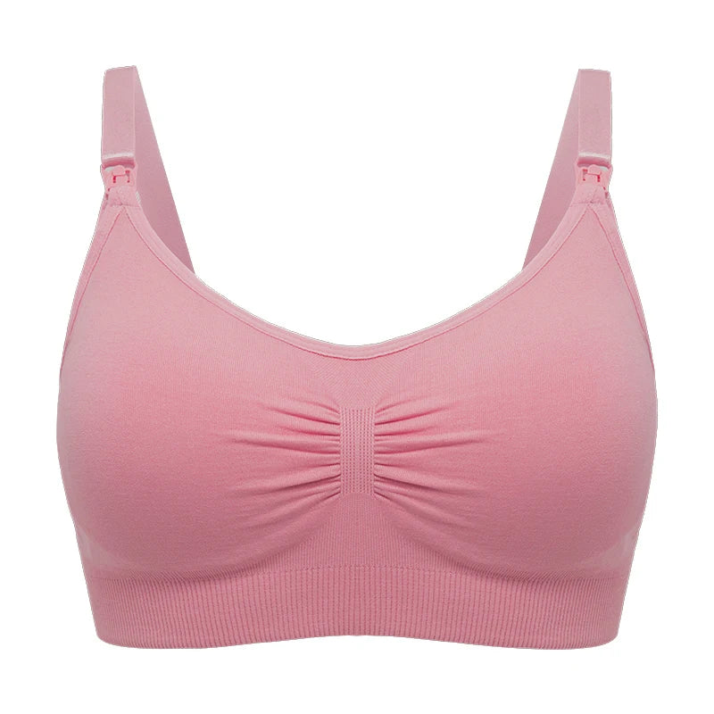 Soutien-gorge d'allaitement grande taille de haute qualité, respirant, sans coutures, push-up, idéal pour les femmes allaitantes.