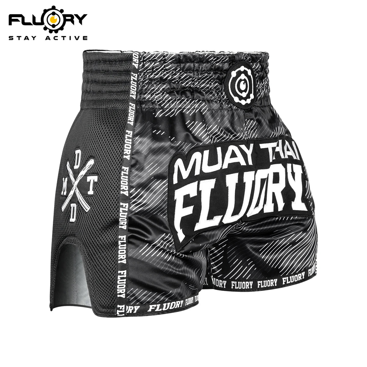 FLUORY MMA Fighting Muay Thai Shorts Boxer Training Sports High Quality Kick Boxing Fitness Athletic Pants For Kid