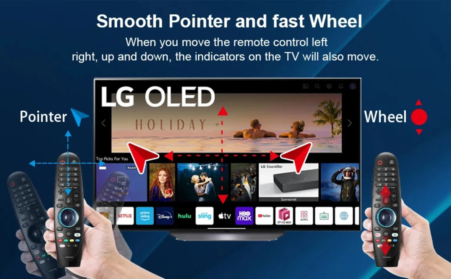 Nouvelle télécommande AN-MR20GA AKB75855501 avec fonction vocale et pointeur pour téléviseurs intelligents LG (compatible avec de nombreux modèles LG)