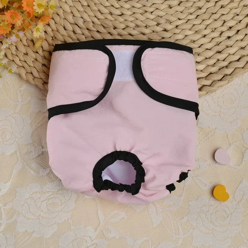 Culottes hygiéniques réutilisables et lavables pour petits chiens, couches pour chiens femelles, culottes physiologiques pour chats mâles, menstruation des animaux de compagnie