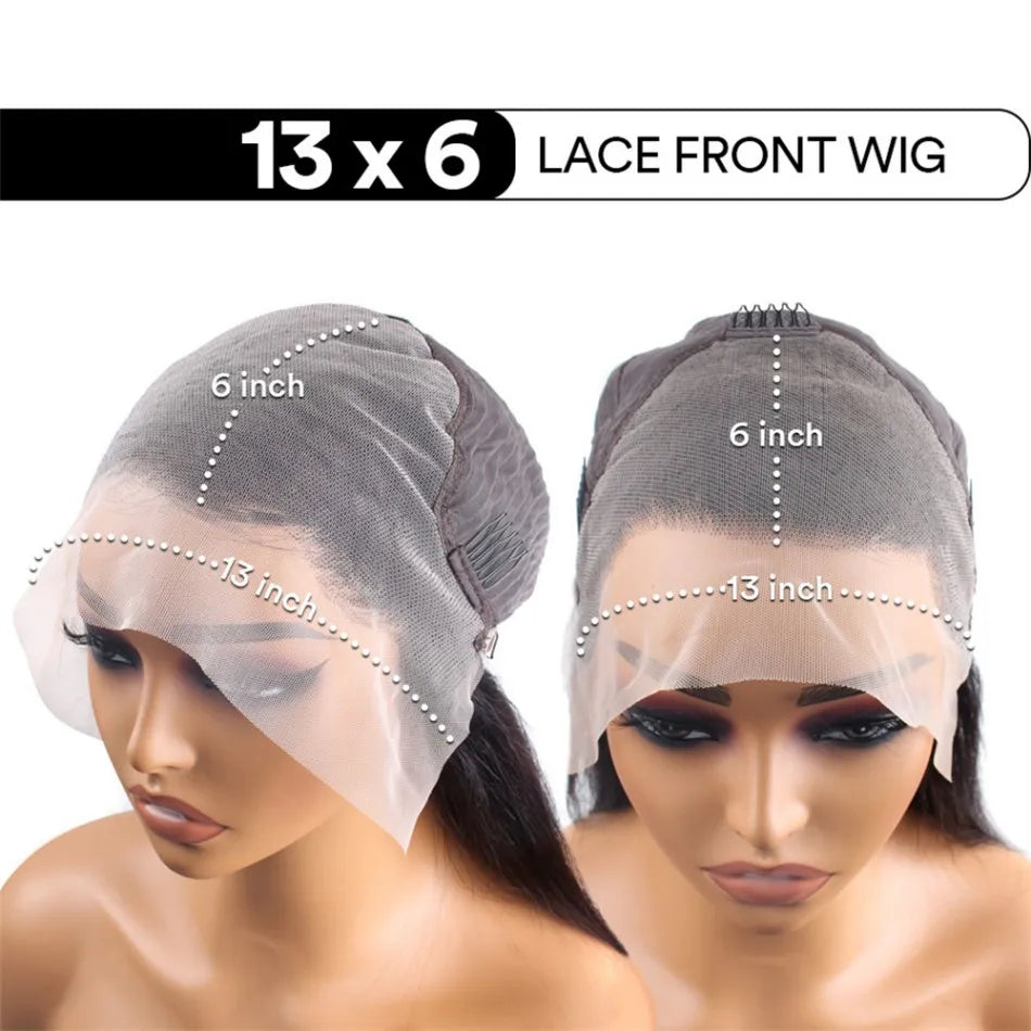 13X6 Hd Lace Frontal Wig Chocolate Brown Human Hair Wigs Body Wave Lace Front Wigs Pre Plucked Brazilian For Black Women 30 Inch