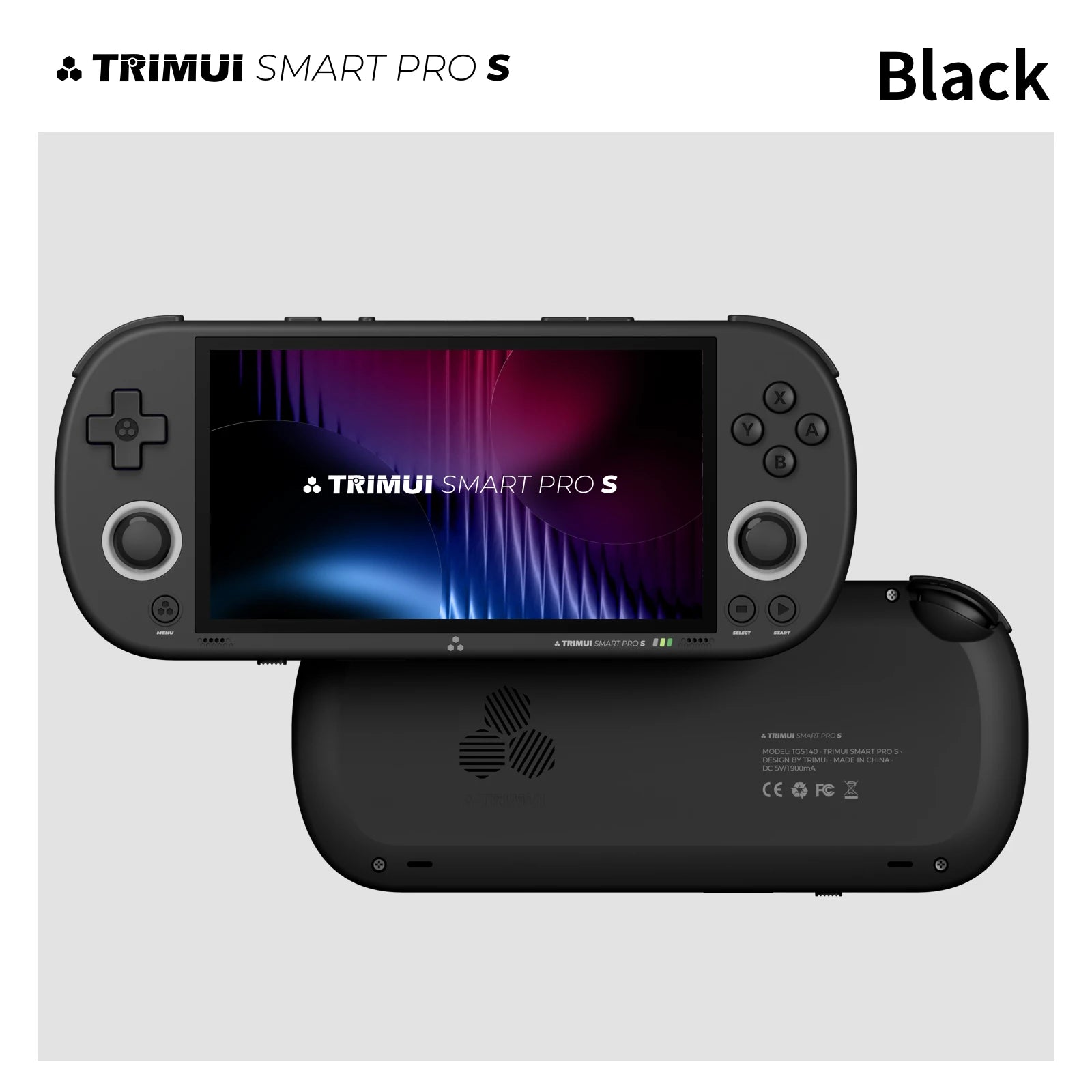 Console de jeu portable Trimui Smart Pro S, écran IPS 4,96 pouces, système Linux, joystick, éclairage RGB, jeu vidéo rétro, cadeau Smartpros