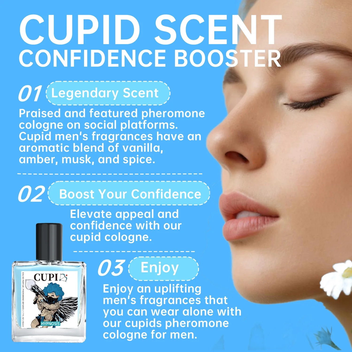 Men's pheromone perfume Spray Original Long-lasting for Men and woman Dating increase confidence cologne Sexy Light Fragrance