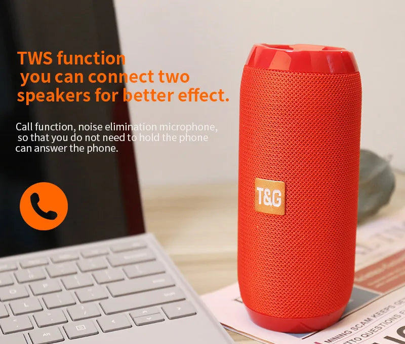 Enceinte Bluetooth portable sans fil Caixa De Som Blutooth Music Sound Box pour radio FM subwoofer audio Bluetooth mains libres Baffe