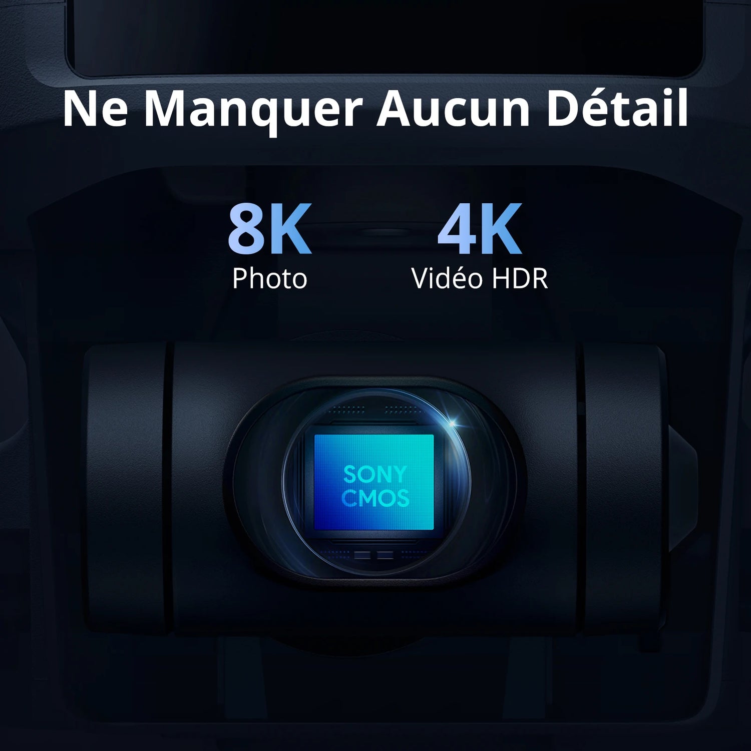 Drone Potensic ATOM 2 avec caméra, vidéo 4K HDR, photo 8K, nacelle 3 axes, moins de 249 g, prise de vue verticale, portée de 10 km, mode nuit IA, suivi IA