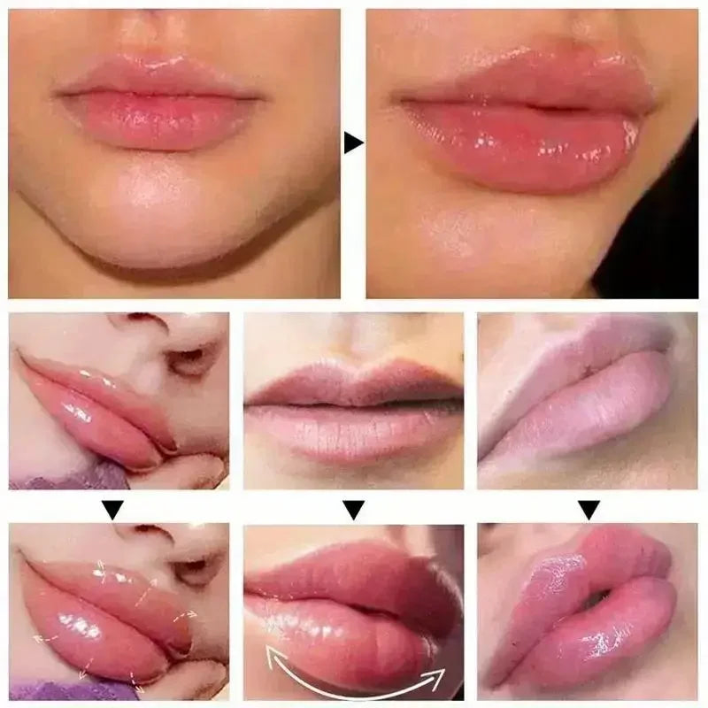 Huile repulpante pour les lèvres gingembre et menthe (1/2 pièce) : sérum volumisant pour des lèvres plus lisses et pulpeuses, pour un look jeune et sexy.