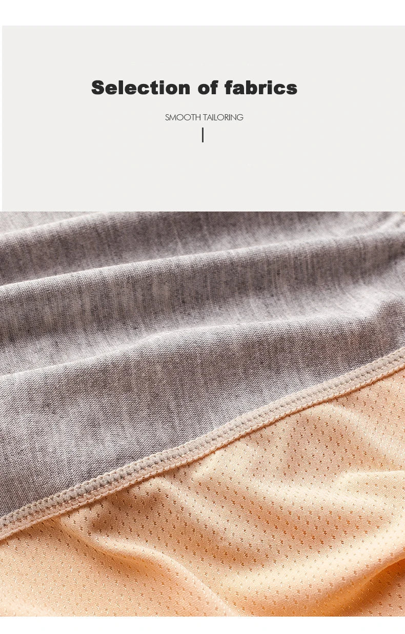 Lot de 2 culottes physiologiques pour femmes, culottes menstruelles anti-fuites, taille mi-haute, en soie glacée.