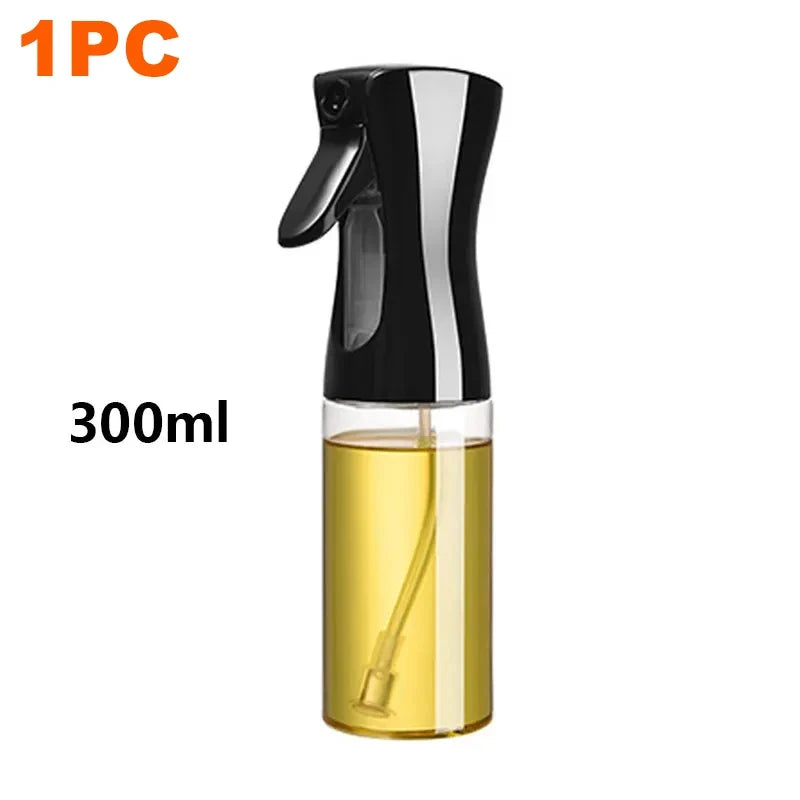 Flacon pulvérisateur d'huile de 200/300/500 ml pour barbecue et cuisson à l'huile d'olive, flacon en plastique, flacon vide pour vinaigre ou pinceau à huile