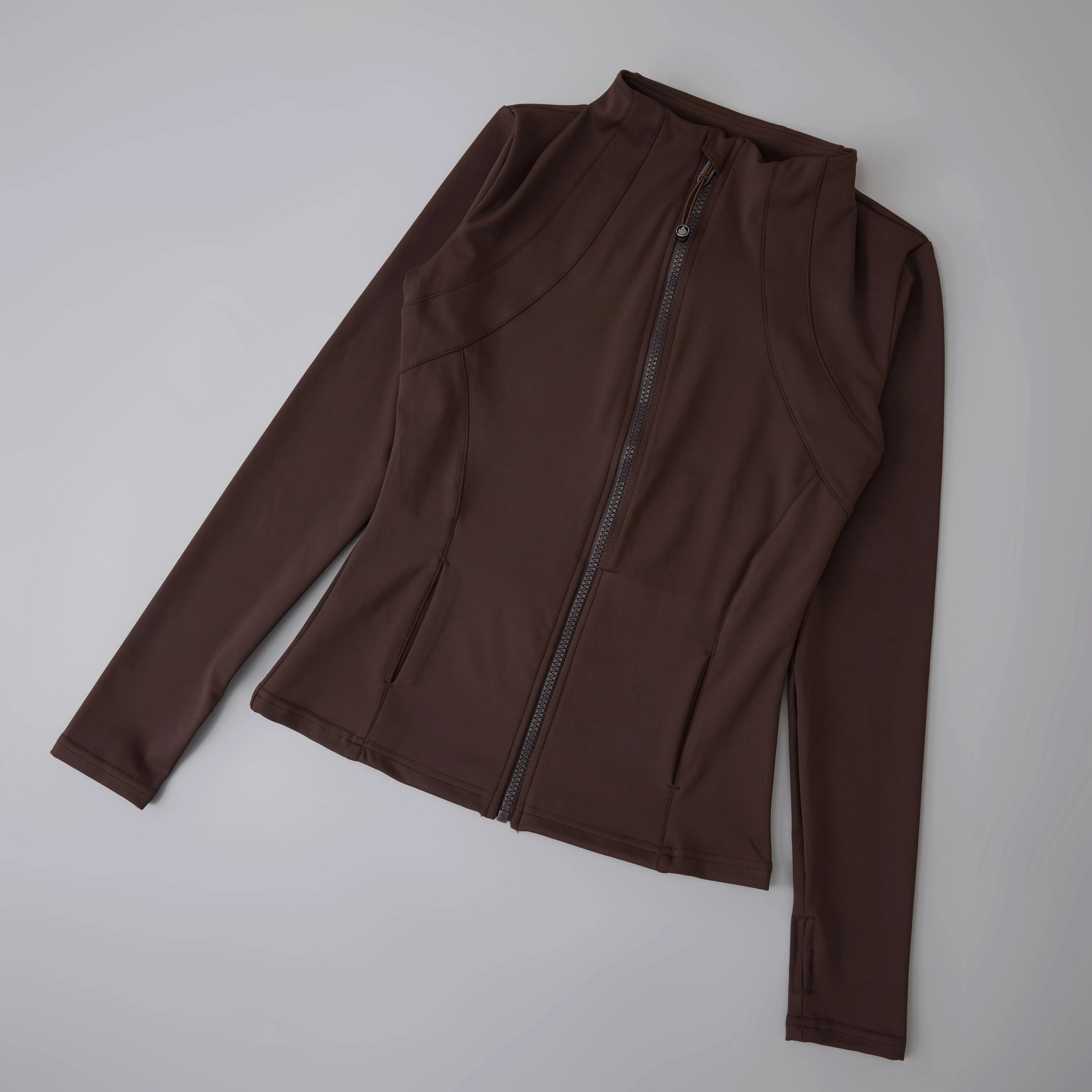 Vêtements de yoga coupe-vent, vêtements de sport pour femme, sweat-shirt à manches longues, veste de sport, haut d'entraînement pour femme, vêtements de sport