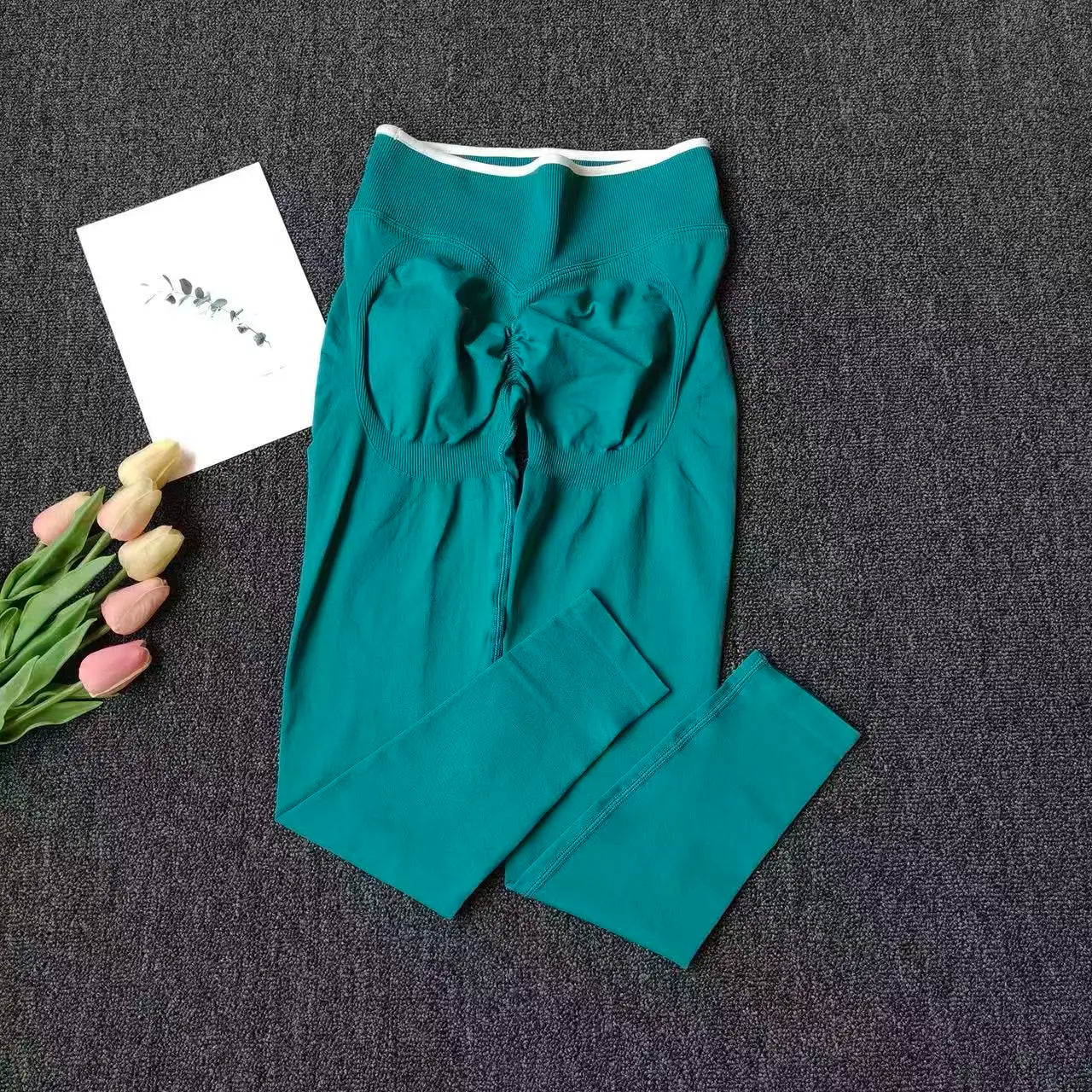 Pantalon de yoga effet fessier galbé, pantalon de fitness taille haute pour femme, legging moulant ultra-élastique à séchage rapide pour l'entraînement