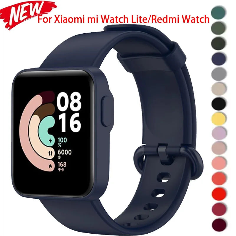 Bracelet en silicone pour montre connectée Xiaomi Watch Lite/Redmi Watch Lite / Bracelet pour montre connectée Xiaomi Mi Watch 2 Lite/Redmi Watch 2 Lite