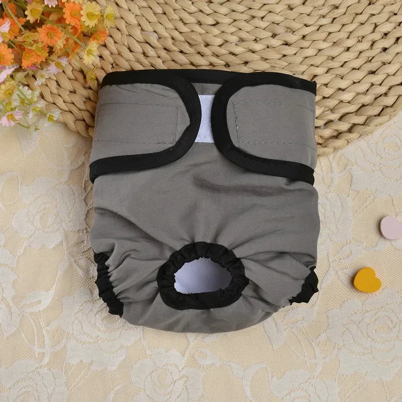 Culottes hygiéniques réutilisables et lavables pour petits chiens, couches pour chiens femelles, culottes physiologiques pour chats mâles, menstruation des animaux de compagnie