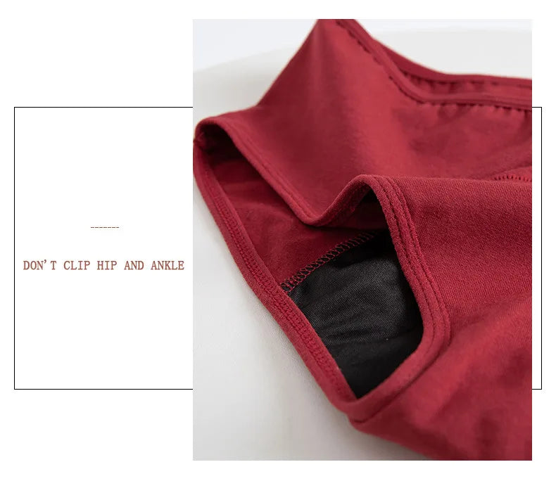 Lot de 3 culottes menstruelles pour femmes, anti-fuites, en coton, absorbantes, physiologiques, pour les règles.