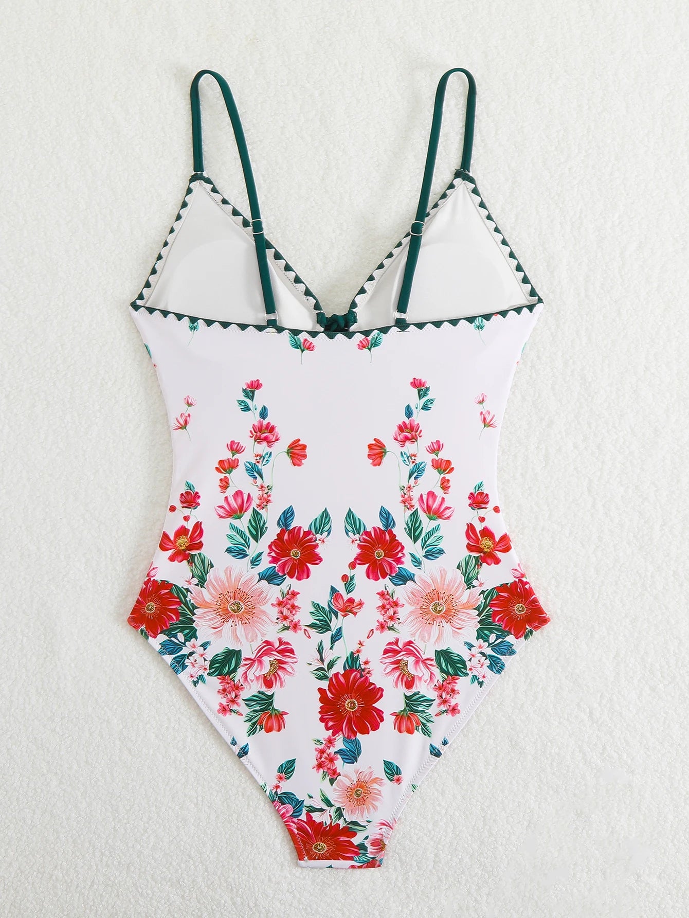 Maillot de bain une pièce imprimé 2026 pour femme, à lacets, body push-up, monokini, tenue de plage d'été