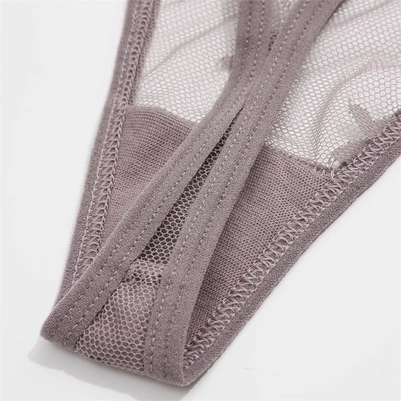 Lot de 4 culottes bikini en dentelle pour femme, strings sexy, tailles S à XL, sous-vêtements confortables dos nageur, lingerie sexy 2022