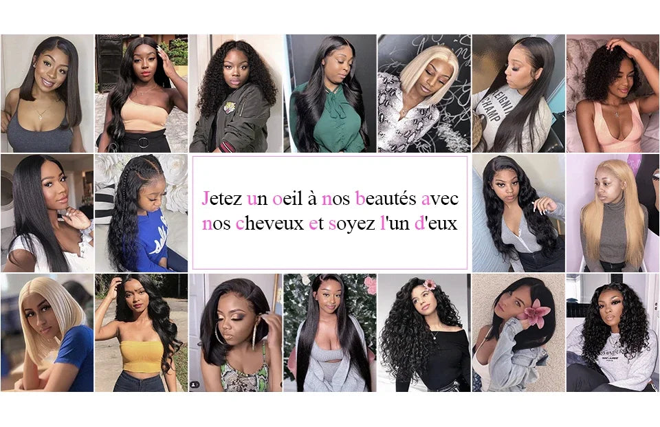 Perruques bouclées au carré, cheveux humains brésiliens, 13x4 Deep Water Wave, perruques frontales en dentelle 5x1 et 13x1 avec raie en T, pour femmes, pré-épilées à 200 %.