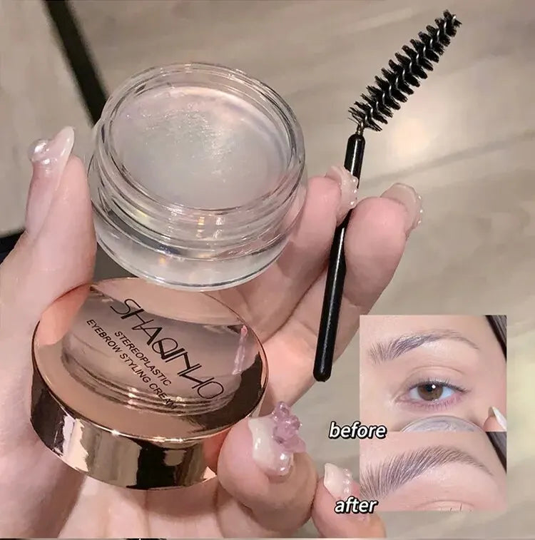 Savon à sourcils tridimensionnel, gel pour sourcils, texture gel pour un style naturel