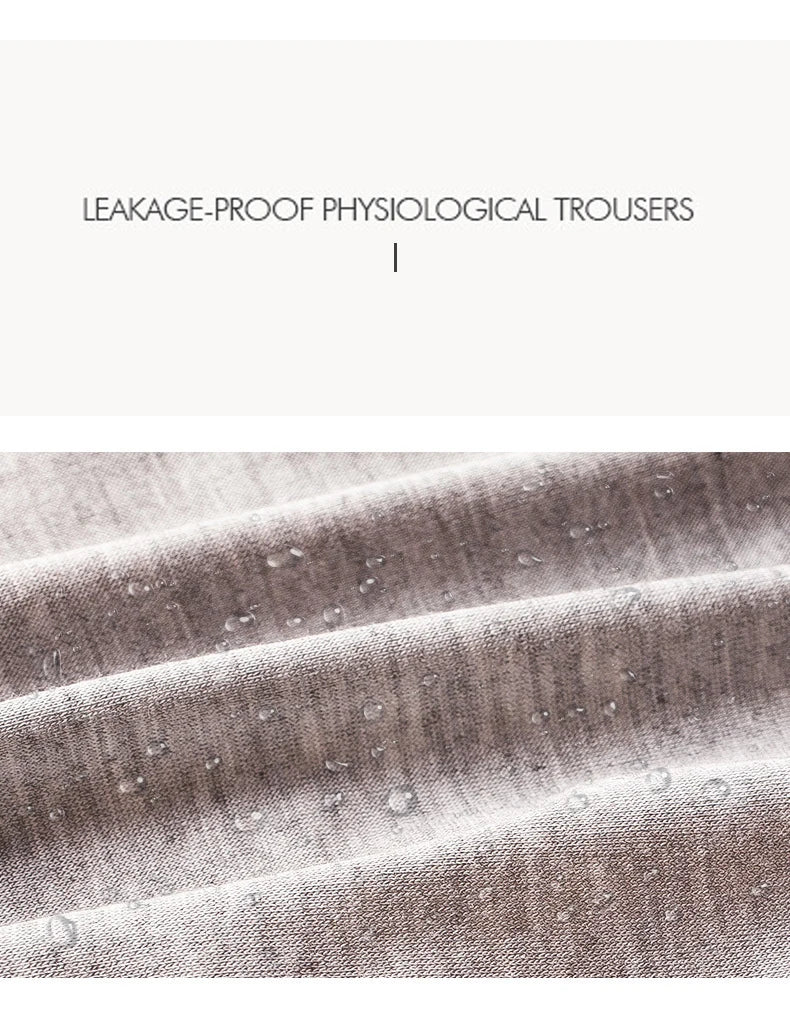 Lot de 2 culottes physiologiques pour femmes, culottes menstruelles anti-fuites, taille mi-haute, en soie glacée.