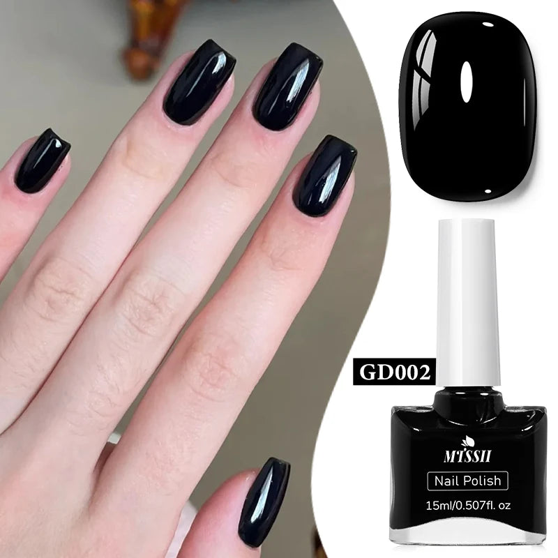 15ml Water-Based Nail Polish 40 Colors Long Lasting Quick Drying No Need of Lamp to Cure Nail Supplies Vernis for Nails Manicure