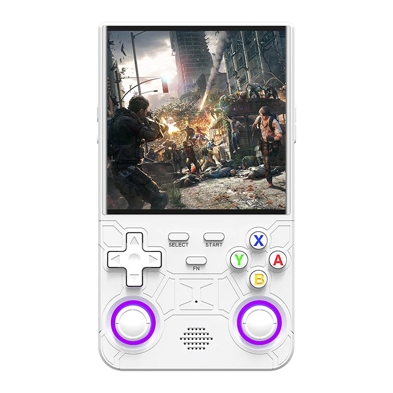 Nouvelle console de jeux portable ultra rétro R36, écran 4 pouces, système Linux open-source, 128 Go, lecteur vidéo portable.