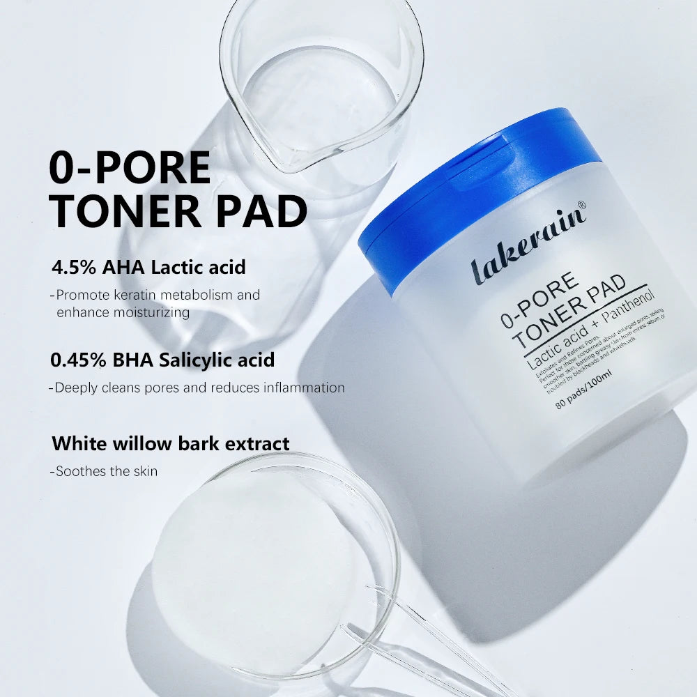 Disques toniques visage Zero Pore Pad 2.0 à double texture pour exfolier et lisser les pores. Soin coréen pour tous types de peau. 70 disques.