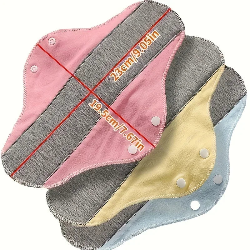 1/3/6pcs Reusable Adult Diaper Cotton Washable Panties Panty Liners Feminine Hygiene Pad Period Elderly Prevent Urine Leakage