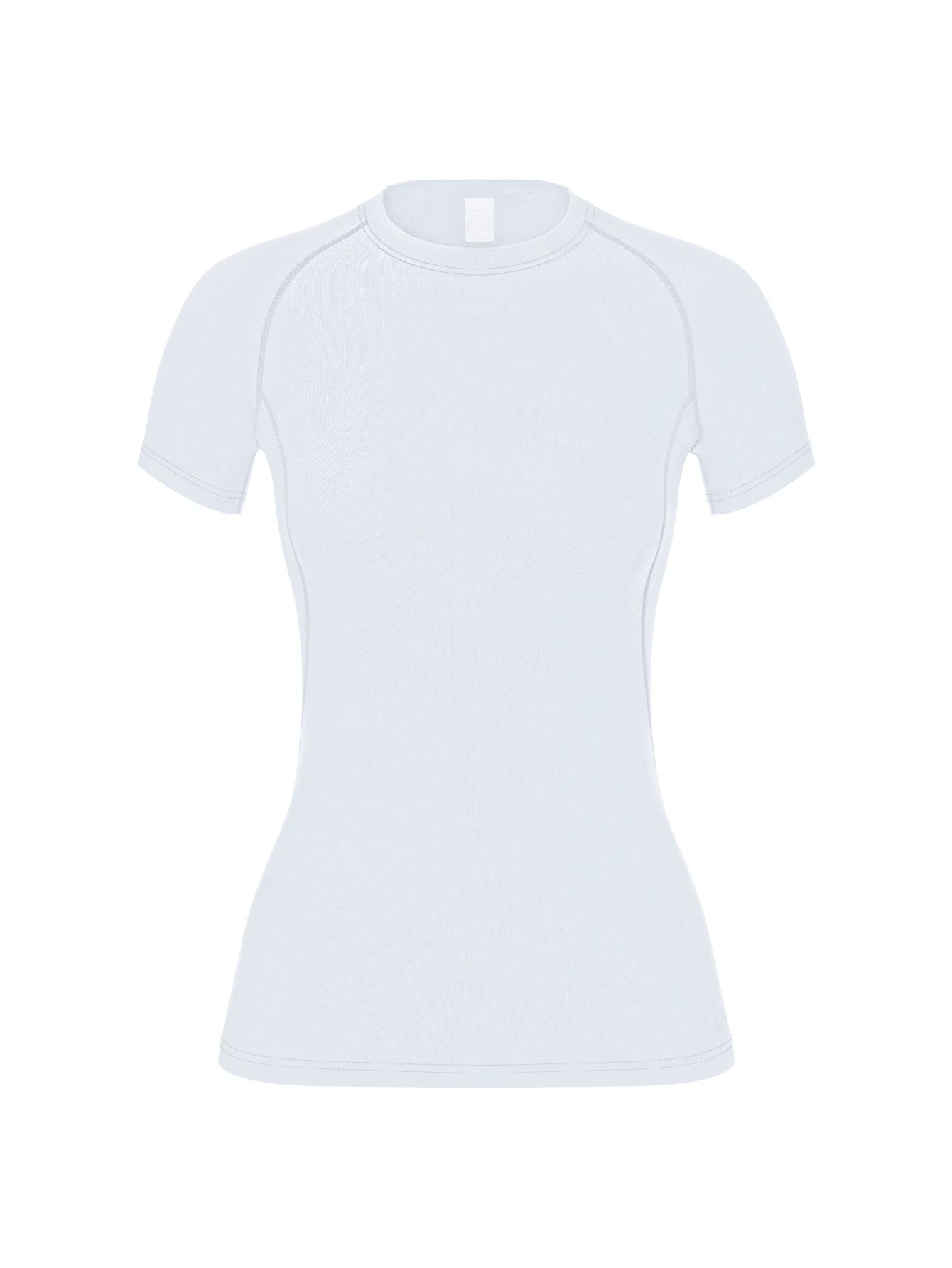 T-shirt de compression pour femme, manches courtes, idéal pour le sport, le yoga et la course à pied, parfait pour l'été et la salle de sport. Ce t-shirt extensible à séchage rapide est idéal pour les séances d'entraînement.