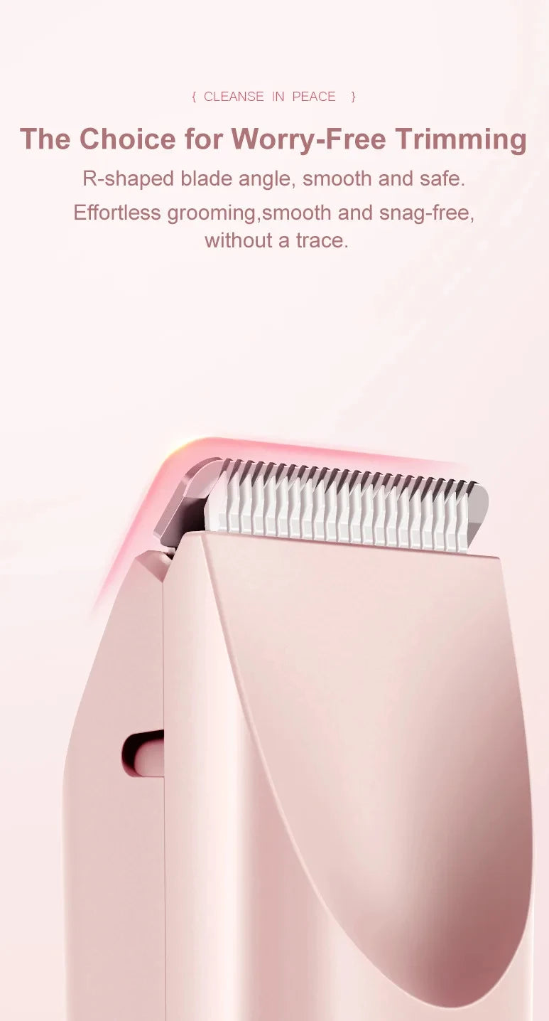 Épilateur corporel pour femme, rasoir électrique pour le visage, la moustache, les jambes, le corps, les aisselles et le maillot. Tondeuse électrique pour le corps et le visage.