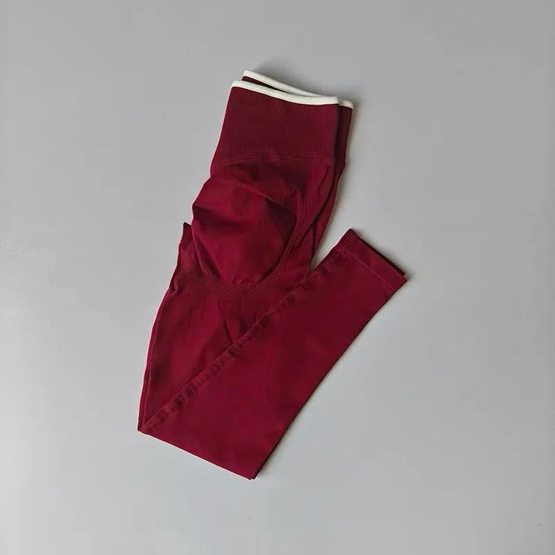 Pantalon de yoga effet fessier galbé, pantalon de fitness taille haute pour femme, legging moulant ultra-élastique à séchage rapide pour l'entraînement