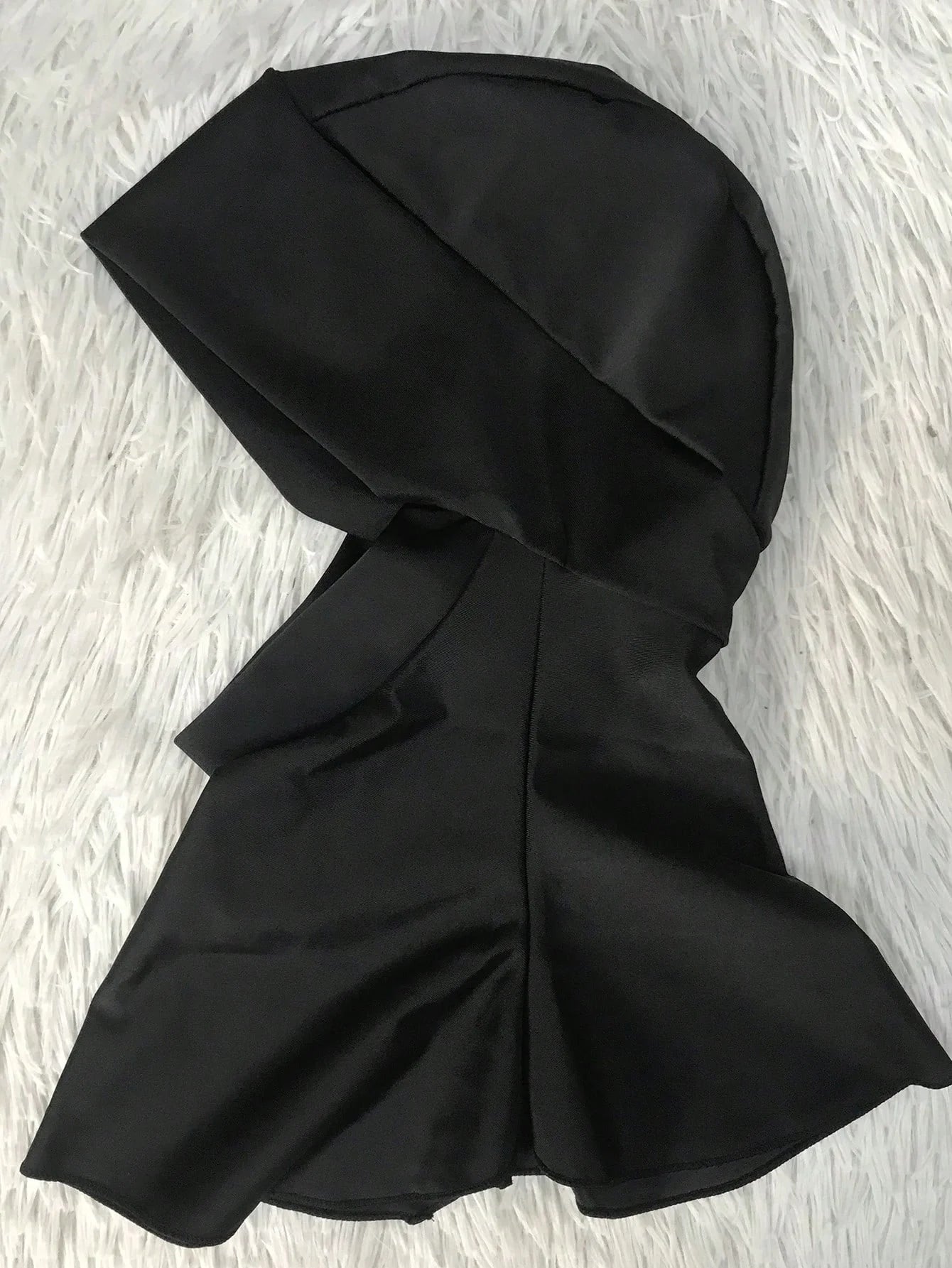 Hijab de bain uni musulman pour femmes, turban instantané pour la plage, séchage rapide, idéal pour l'été.