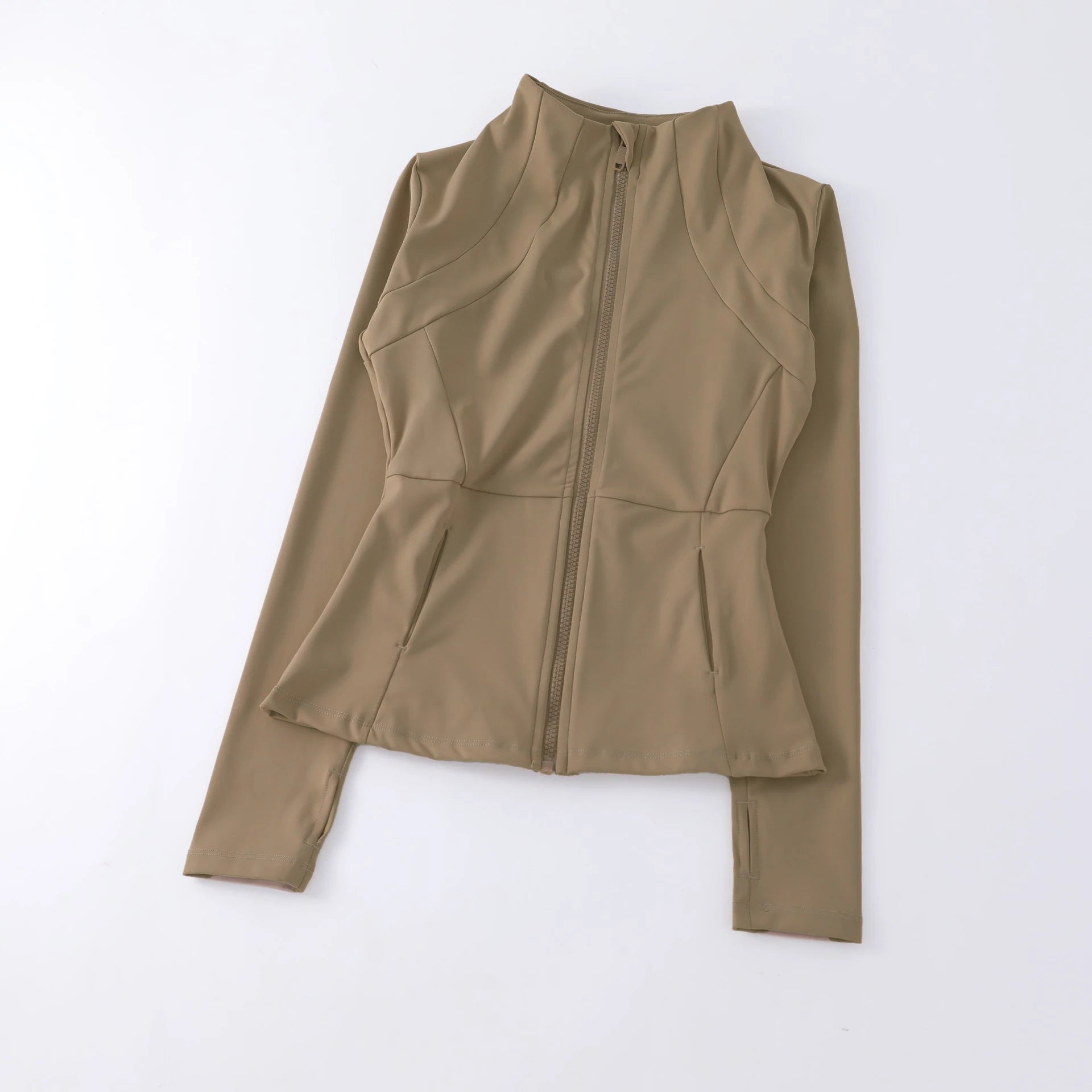 Vêtements de yoga coupe-vent, vêtements de sport pour femme, sweat-shirt à manches longues, veste de sport, haut d'entraînement pour femme, vêtements de sport