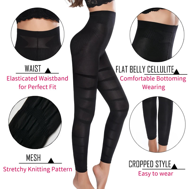 Sous-vêtements gainants sans coutures, leggings de compression transparents taille haute, effet ventre plat et fesses galbantes, culotte sculptante