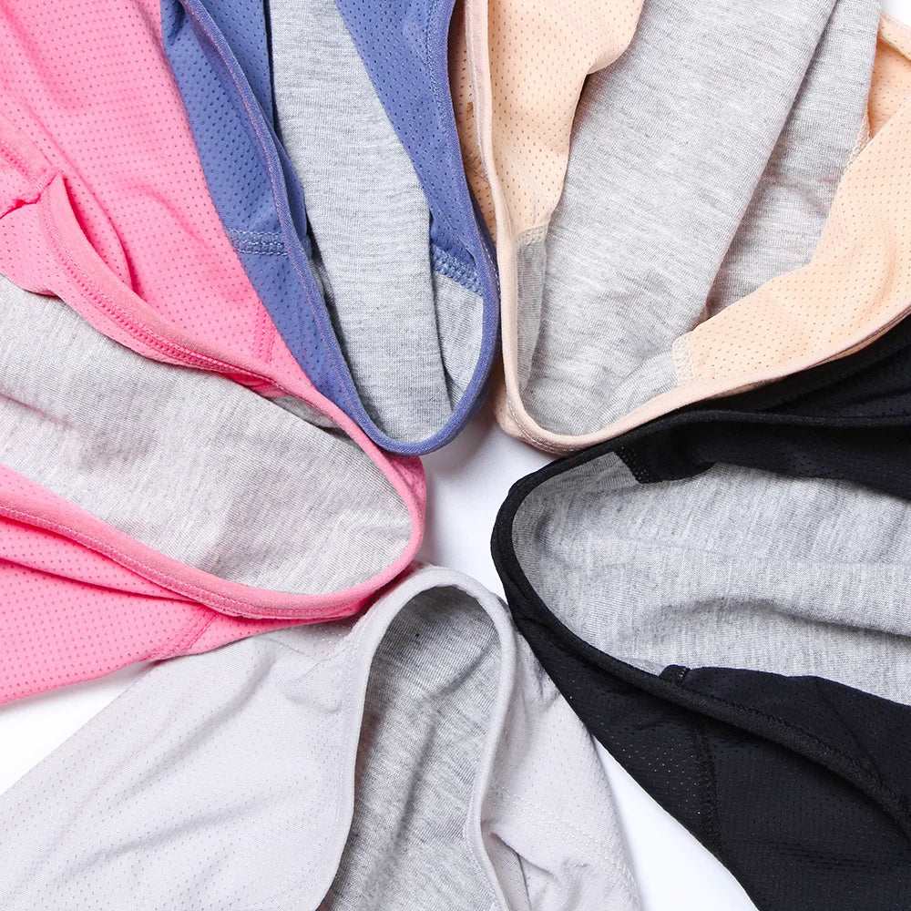 Lot de 5 culottes menstruelles anti-fuites pour femmes, sous-vêtements menstruels sexy, culottes physiologiques imperméables et coupe menstruelle.