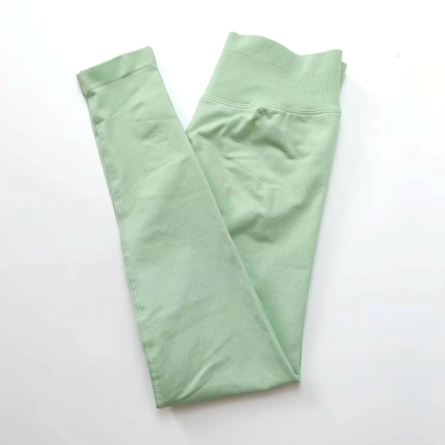 Leggings NCLAGEN Impact pour femmes, sans coutures, pantalon de sport et de yoga, bande côtelée basse, vêtements de gym et de fitness, collants froncés pour les fesses