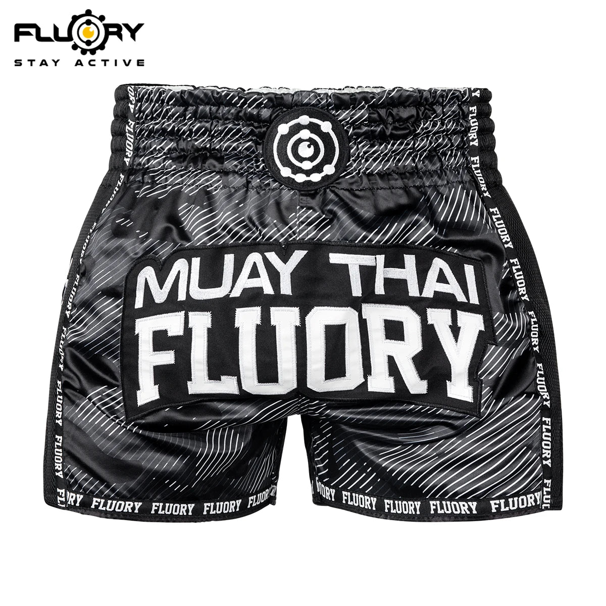 Short de combat FLUORY MMA Muay Thai, pantalon de sport de haute qualité pour enfant, idéal pour l'entraînement de boxe, le kickboxing et le fitness.