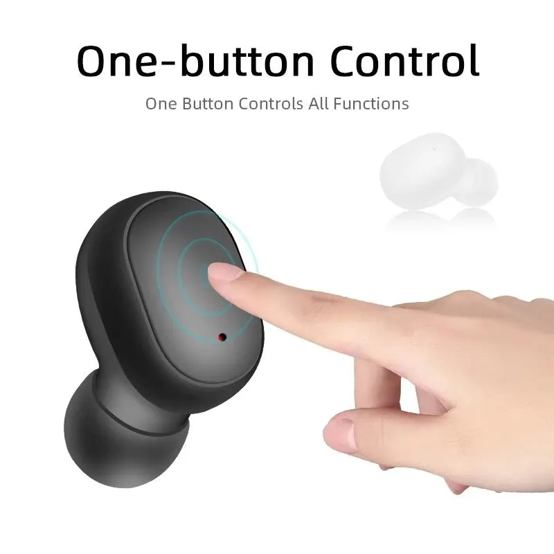 Écouteurs intra-auriculaires Bluetooth sans fil TWS A6S avec réduction de bruit et micro pour Huawei, Xiaomi et Redmi