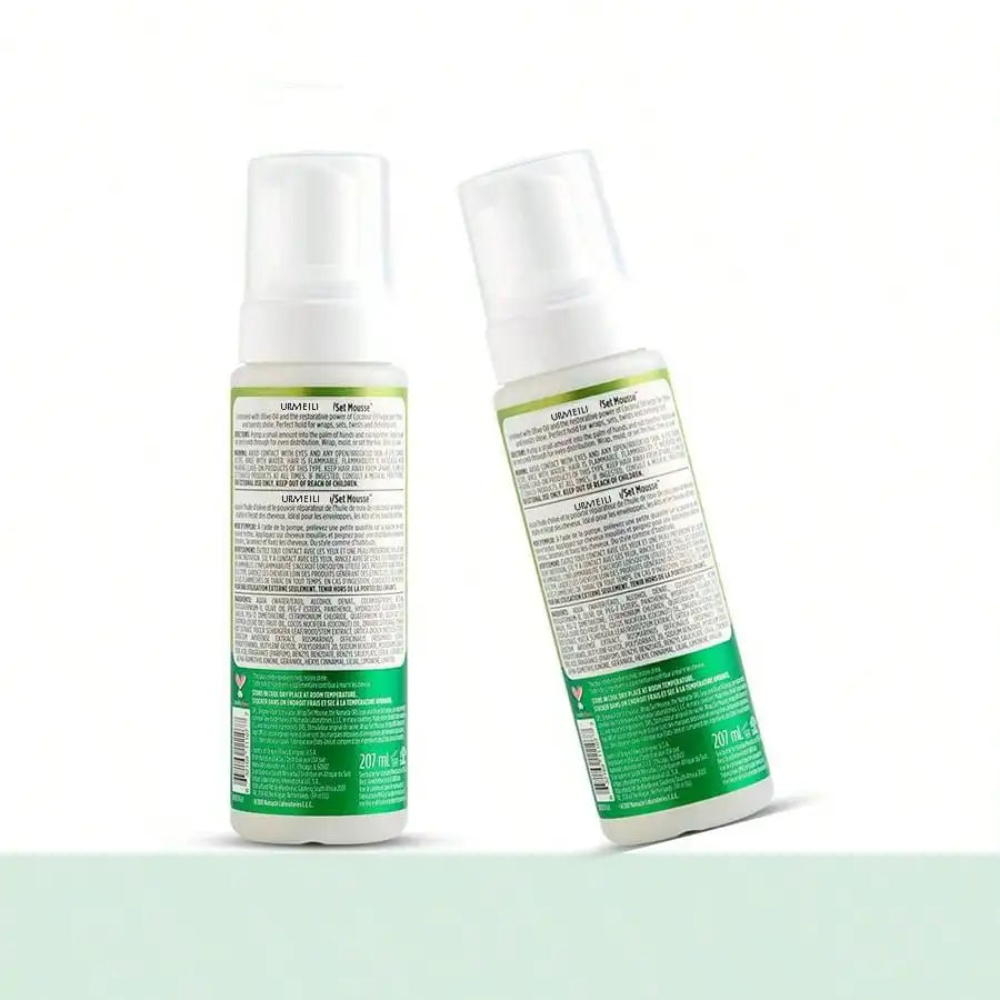 Curly Hair Mousse(207ml) For Wigs Strong Hold Olive Oil Hair Styling Mousse Anti-Frizz Hair Foam Mousse For Styling Hair Women
