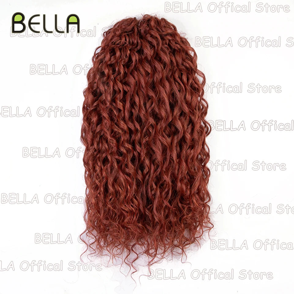 Extensions de cheveux bouclés FASHION IDOL, ondulations profondes, torsades, 50 cm, blond ombré, crochet synthétique.