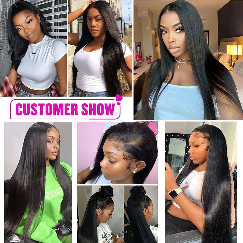 Extensions de cheveux lisses Tissage, 45, 50 et 55 cm (18, 20 et 22 pouces), cheveux naturels brésiliens, qualité 10A. Livraison en 3 jours en France.