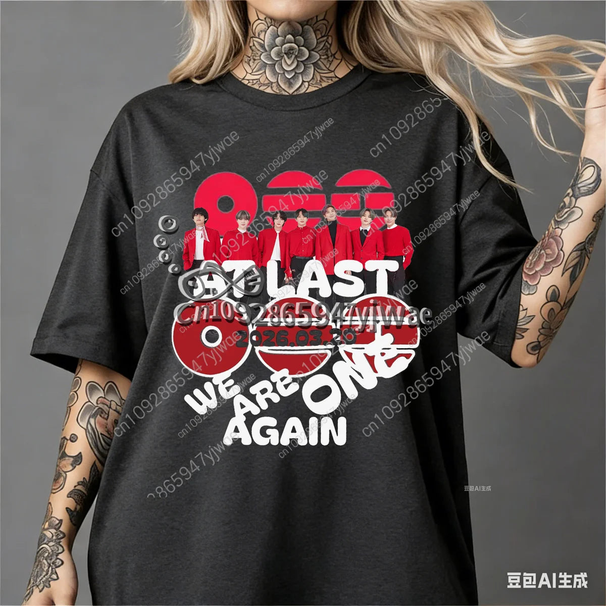 T-shirt « Come Back » 2026, tenue de concert pour la tournée mondiale, cadeau pour les fans d'albums K-pop, haut en coton respirant, t-shirt d'été pour hommes et femmes
