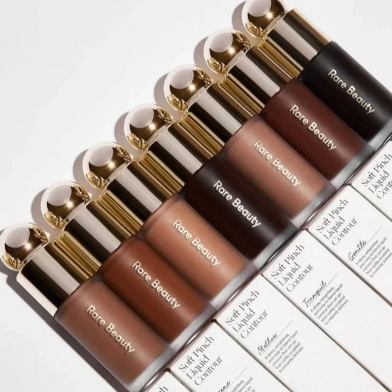Rare Beauty Poudre Bronzante Liquide Contour Visage 3D Teinte Lissante Effet Miroir Longue Tenue Ombre à Nez Naturelle Waterproof Maquillage Illuminant