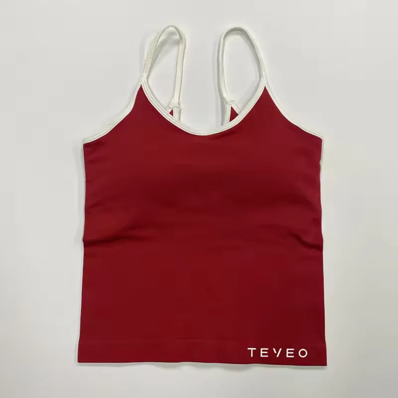 TEVEO Ignite Sculpt Leggings froncés sans coutures pour femme, pantalon de yoga, gainage des hanches, course à pied, sport, salle de gym, gamme Ignite Sculpt