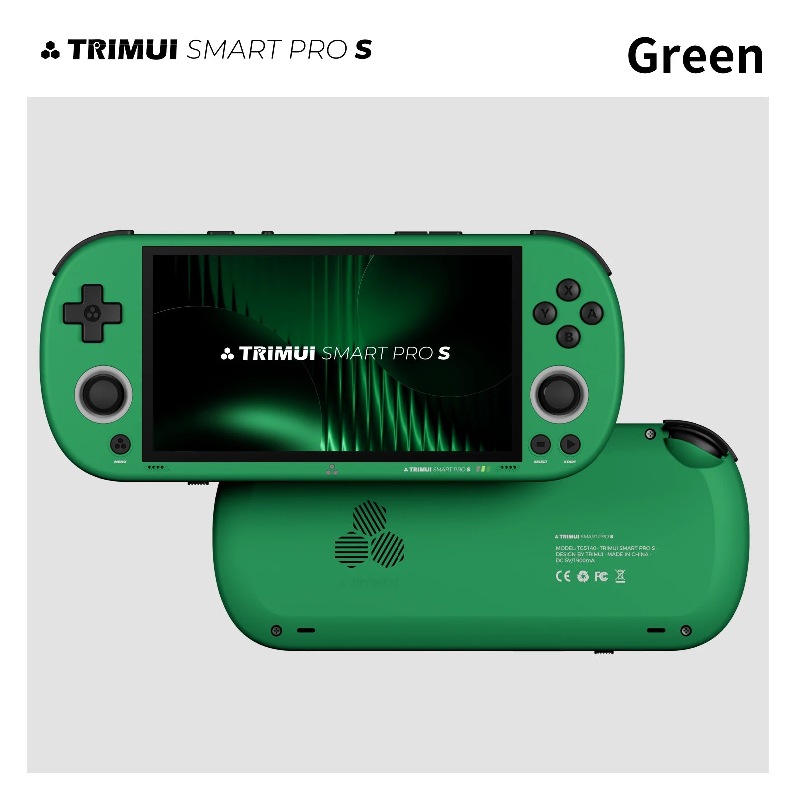 Console de jeu portable Trimui Smart Pro S, écran IPS 4,96 pouces, système Linux, joystick, éclairage RGB, jeu vidéo rétro, cadeau Smartpros