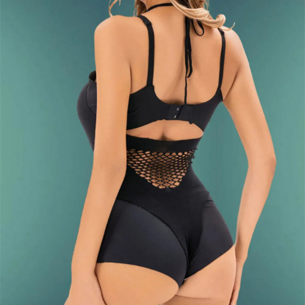 Combinaison intégrale ultra-élastique, sous-vêtements porno pour femmes, body sexy en résille, collants transparents sensuels, lingerie, body